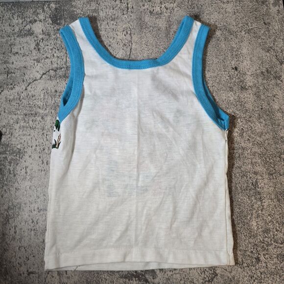 VTG 80’s Pepsi Cola Bears Surf Style White 4T Tank Top T Shirt By Pilgrim Rare - Picture 5 of 5